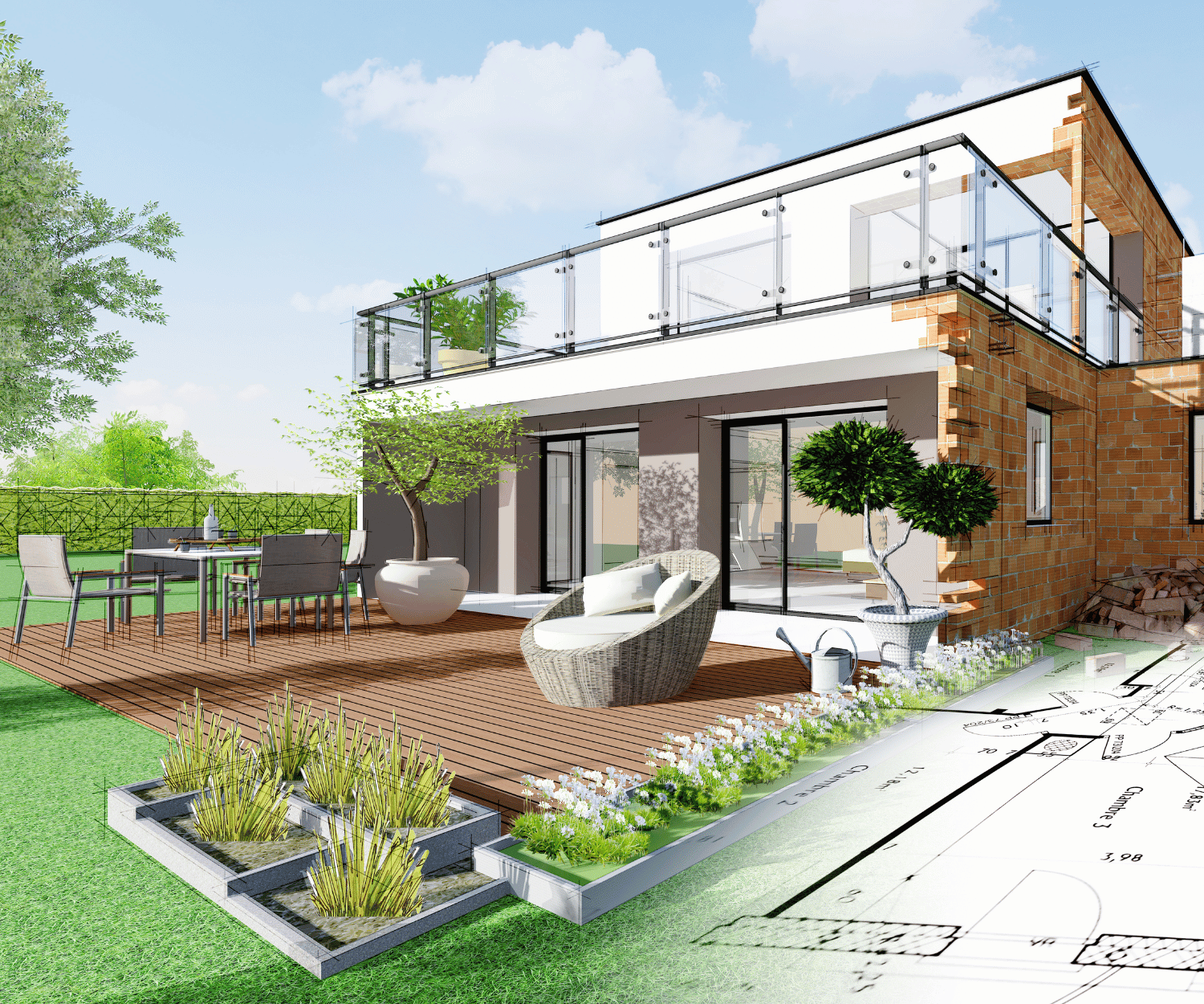 Conception 3D et aménagement de jardin